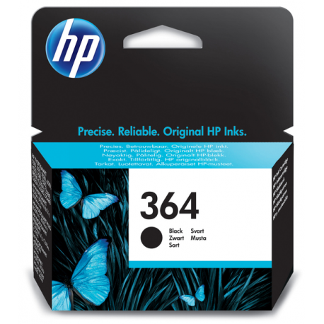 HP 364 - black - original - ink cartridge - 97