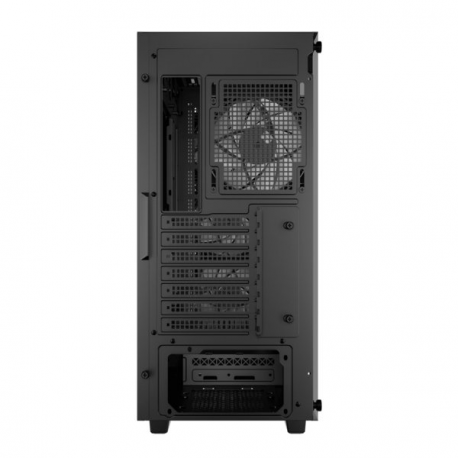 DeepCool CC560 ARGB V2 - Mid tower - ATX - windowed side panel (tempered glass) - no power supply (ATX  /  PS / 2) - black - USB / Audio - 7
