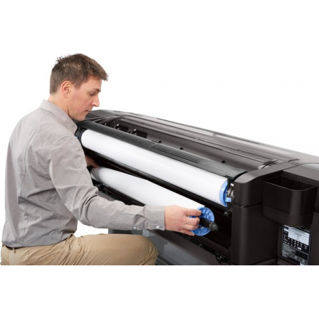 HP DesignJet Z6 PostScript - 24" large-format printer - colour - ink-jet - Roll (61 cm) - 2400 x 1200 dpi - up to 1.4 min / page (mono)  /  up to 1.4 min / page (colour) - capacity: 1 roll - Gigabit LAN, USB host - cutter - 14