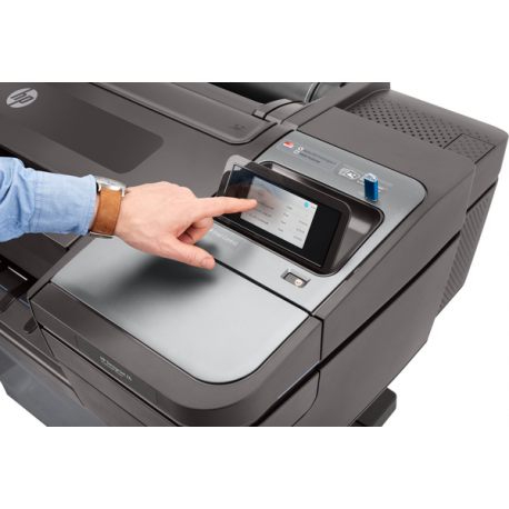 HP DesignJet Z6 PostScript - 24" large-format printer - colour - ink-jet - Roll (61 cm) - 2400 x 1200 dpi - up to 1.4 min / page (mono)  /  up to 1.4 min / page (colour) - capacity: 1 roll - Gigabit LAN, USB host - cutter - 27