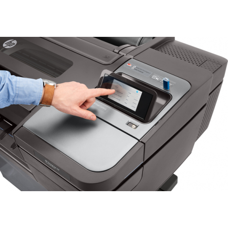 HP DesignJet Z9+ PostScript - 24" large-format printer - colour - ink-jet - Roll (61 cm) - 2400 x 1200 dpi - up to 1.5 min / page (mono)  /  up to 1.5 min / page (colour) - capacity: 1 roll - Gigabit LAN, USB host - cutter - 8