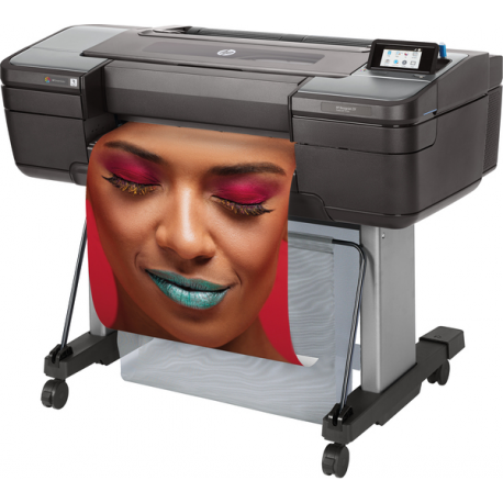 HP DesignJet Z9+ PostScript - 24" large-format printer - colour - ink-jet - Roll (61 cm) - 2400 x 1200 dpi - up to 1.5 min / page (mono)  /  up to 1.5 min / page (colour) - capacity: 1 roll - Gigabit LAN, USB host - cutter - 16