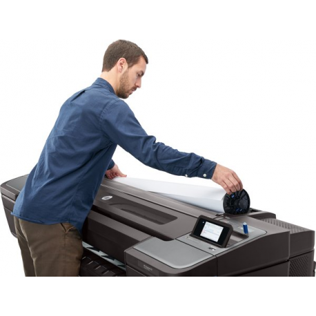 HP DesignJet Z9+ PostScript - 44" large-format printer - colour - ink-jet - Roll (111.8 cm) - 2400 x 1200 dpi - up to 1.2 min / page (mono) / up to 1.2 min / page (colour) - Gigabit LAN, USB host - cutter - 15