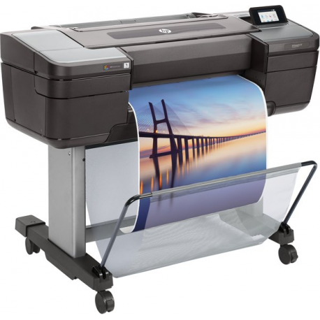 HP DesignJet Z9+ PostScript - 44" large-format printer - colour - ink-jet - Roll (111.8 cm) - 2400 x 1200 dpi - up to 1.2 min / page (mono) / up to 1.2 min / page (colour) - Gigabit LAN, USB host - cutter - 26