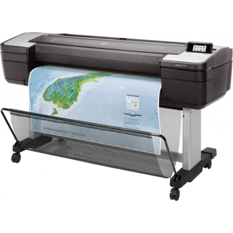 HP DesignJet T1700dr - 44" large-format printer - colour - ink-jet - 1118 x 1676 mm - 2400 x 1200 dpi - up to 0.55 min / page - Gigabit LAN, USB host - cutter - 3