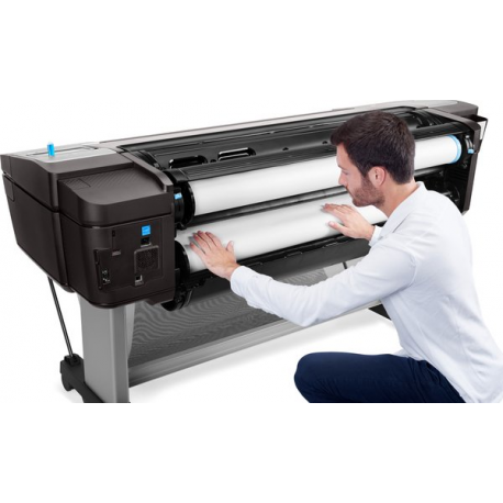 HP DesignJet T1700 - 44" large-format printer - colour - ink-jet - 1118 x 1676 mm - 2400 x 1200 dpi - up to 0.55 min / page - Gigabit LAN, USB host - cutter - 15