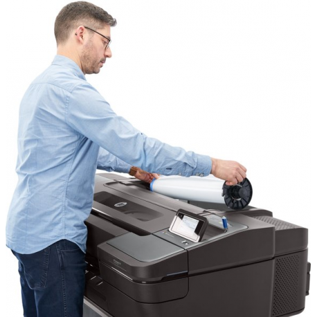 HP DesignJet Z9+dr PostScript - 44" large-format printer - colour - ink-jet - Roll (111.8 cm) - 2400 x 1200 dpi - up to 73.9 sq.m / hour (mono) / up to 73.9 sq.m / hour (colour) - capacity: 2 rolls - Gigabit LAN, USB host - cutter - 30