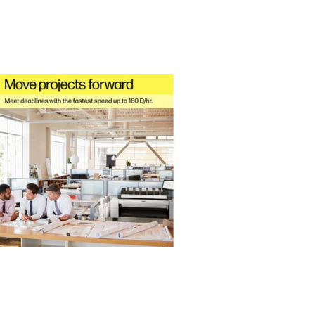 HP DesignJet T1600 - 36" large-format printer - colour - ink-jet - Roll (91.4 cm x 91.4 m), 914 x 1219 mm - 2400 x 1200 dpi - up to 3 ppm (mono) / up to 3 ppm (colour) - capacity: 1 roll - Gigabit LAN - cutter - 2