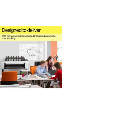 HP DesignJet T1600 - 36" large-format printer - colour - ink-jet - Roll (91.4 cm x 91.4 m), 914 x 1219 mm - 2400 x 1200 dpi - up to 3 ppm (mono) / up to 3 ppm (colour) - capacity: 1 roll - Gigabit LAN - cutter - 3