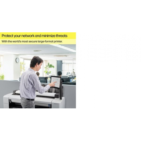HP DesignJet T1600 - 36" large-format printer - colour - ink-jet - Roll (91.4 cm x 91.4 m), 914 x 1219 mm - 2400 x 1200 dpi - up to 3 ppm (mono) / up to 3 ppm (colour) - capacity: 1 roll - Gigabit LAN - cutter - 13
