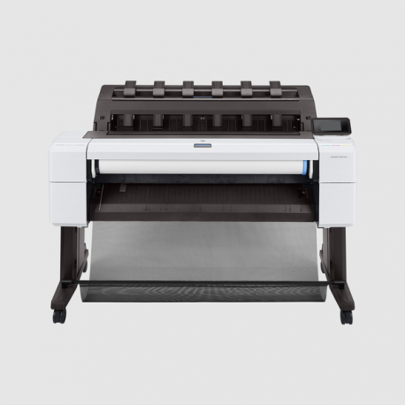 HP DesignJet T1600 - 36" large-format printer - colour - ink-jet - Roll (91.4 cm x 91.4 m), 914 x 1219 mm - 2400 x 1200 dpi - up to 3 ppm (mono) / up to 3 ppm (colour) - capacity: 1 roll - Gigabit LAN - cutter - 15