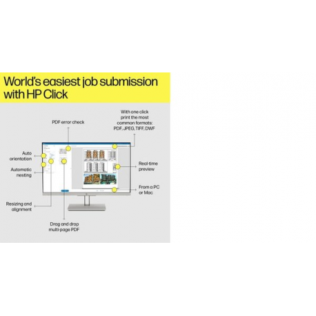 HP DesignJet T1600 - 36" large-format printer - colour - ink-jet - Roll (91.4 cm x 91.4 m), 914 x 1219 mm - 2400 x 1200 dpi - up to 3 ppm (mono) / up to 3 ppm (colour) - capacity: 1 roll - Gigabit LAN - cutter - 18
