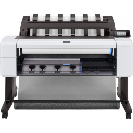 HP DesignJet T1600dr - 36" large-format printer - colour - ink-jet - Roll (91.4 cm x 91.4 m), 914 x 1219 mm - 2400 x 1200 dpi - up to 3 ppm (mono)  /  up to 3 ppm (colour) - capacity: 2 rolls - Gigabit LAN - cutter - 0