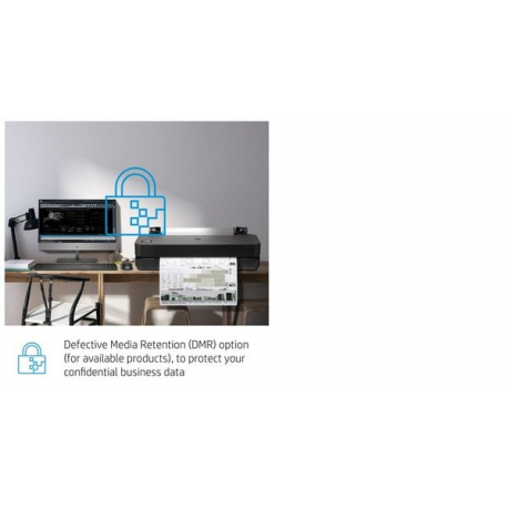 HP DesignJet T1600dr - 36" large-format printer - colour - ink-jet - Roll (91.4 cm x 91.4 m), 914 x 1219 mm - 2400 x 1200 dpi - up to 3 ppm (mono)  /  up to 3 ppm (colour) - capacity: 2 rolls - Gigabit LAN - cutter - 4
