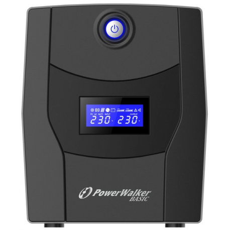 PowerWalker Basic VI 2200 STL - UPS - AC 162-290 V - 1320 Watt - 2200 VA - 9 Ah - USB - output connectors: 4 - 3