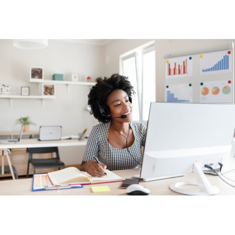 Kensington USB Hi-Fi Headphones - Headphones with mic - on-ear - wired - USB - 18