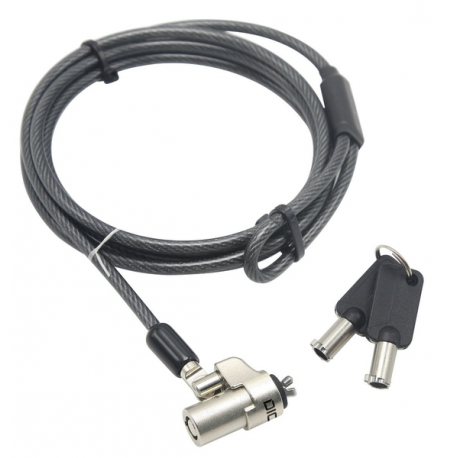 DICOTA - Security cable lock - black - 2 m - 2