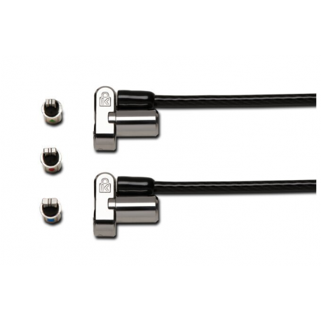 Kensington Universal 3-in-1 Keyed Cable Lock - Twin Lockheads - Security cable lock - 1.8 m - 5