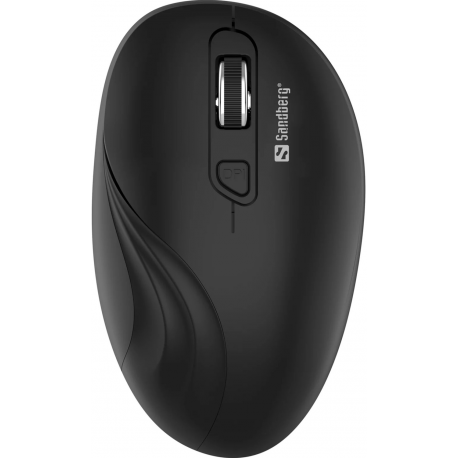 Sandberg - Mouse - optical - 4 buttons - wireless - 2.4 GHz - USB wireless receiver - 1