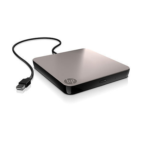 HP Mobile - Disk drive - DVD-RW - USB 2.0 - external - for EliteBook 820 G1, 820 G2, 840 G1, 87XX; ENVY Pro; ProBook 430 G1, 45X G1, 650 G1; ZBook - 1