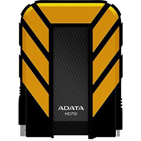 ADATA HD710P - Hard drive - 2 TB - external (portable) - 2.5" - USB 3.1 - yellow - 5