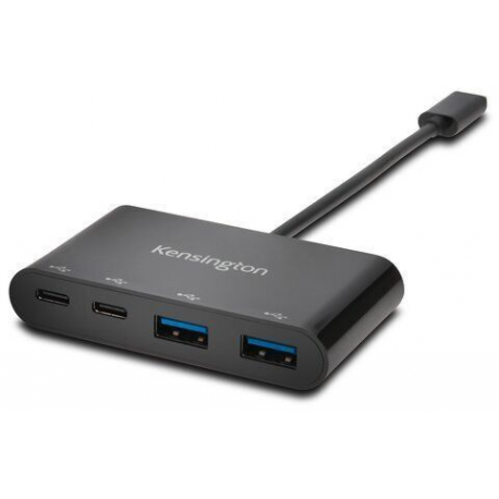 Kensington CH1000 - Hub - 2 x USB 3.1 + 2 x USB-C - desktop - 3