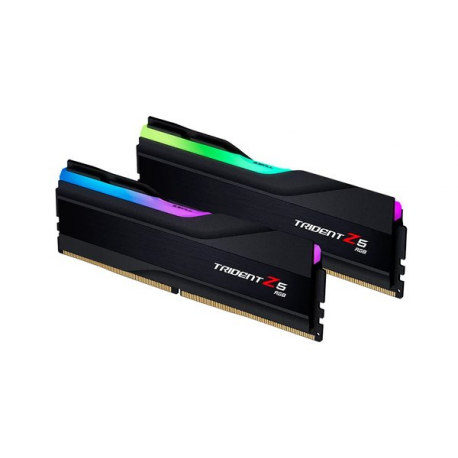 G.Skill Trident Z5 RGB - DDR5 - kit - 96 GB: 2 x 48 GB - DIMM 288-pin - 5600 MHz  /  PC5-44800 - CL40 - 1.25 V - unbuffered - on-die ECC - matte black - 2