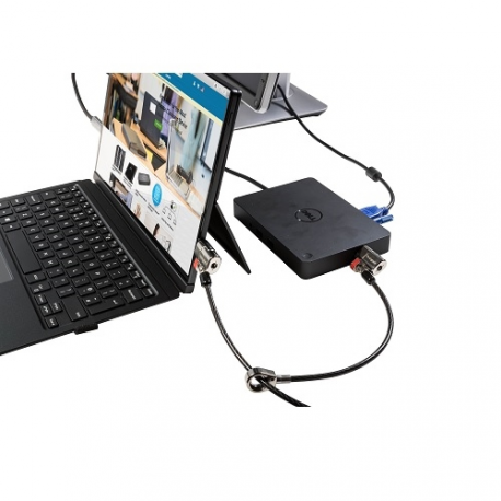 Kensington Clicksafe Keyed Twin Lock - Security cable lock set - 8