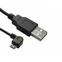 MicroConnect - USB cable - Micro-USB Type B (M) angled to USB (M) - 1.8 m