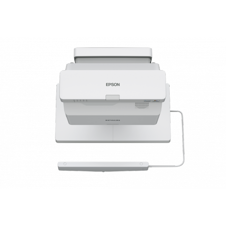 Epson EB-760WI - 3LCD projector - 4100 lumens (white) - 4100 lumens (colour) - WXGA (1280 x 800) - 16:10 - ultra short-throw lens - 802.11a / b / g / n / ac wireless  /  LAN /  Miracast - white - 0