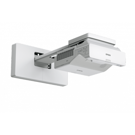 Epson EB-760WI - 3LCD projector - 4100 lumens (white) - 4100 lumens (colour) - WXGA (1280 x 800) - 16:10 - ultra short-throw lens - 802.11a / b / g / n / ac wireless  /  LAN /  Miracast - white - 1