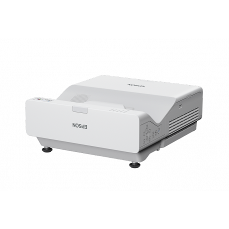 Epson EB-760WI - 3LCD projector - 4100 lumens (white) - 4100 lumens (colour) - WXGA (1280 x 800) - 16:10 - ultra short-throw lens - 802.11a / b / g / n / ac wireless  /  LAN /  Miracast - white - 5