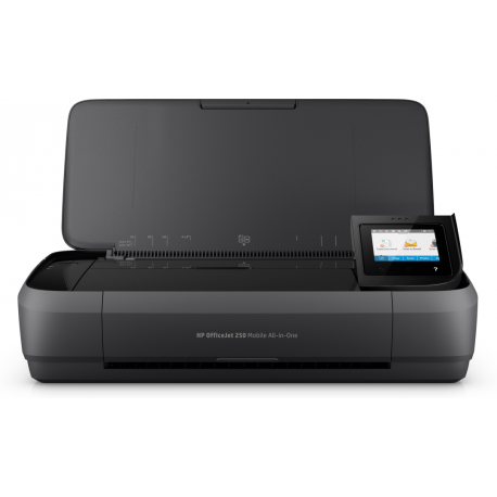 HP Officejet 250 Mobile All-in-One - Multifunction printer - colour - ink-jet - Legal (216 x 356 mm) (original) - A4 / Legal (media) - up to 8 ppm (copying) - up to 10 ppm (printing) - 50 sheets - USB 2.0, Wi-Fi(n), USB 2.0 host, Bluetooth - 0