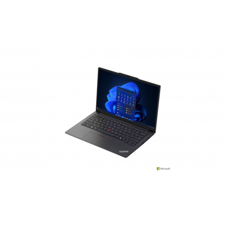 Lenovo ThinkPad E14 Gen 6 21M7 - Intel Core Ultra 7 - 155H  /  up to 4.8 GHz - Win 11 Pro - Intel Arc Graphics - 16 GB RAM - 512 GB SSD TCG Opal Encryption 2, NVMe - 14" IPS 1920 x 1200 - Wi-Fi 6E, Bluetooth - graphite black - kbd: English - with 2 Years Lenovo Depot Support, CO2 Offset 0.5 ton (2nd Gen) - 6