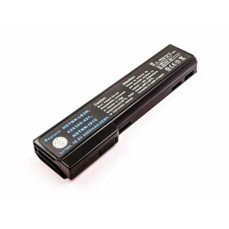 CoreParts - Laptop battery (equivalent to: HP 628670-001, HP QK642AA) - 6-cell - 55 Wh - black - for HP EliteBook 84XX, 85XX; Mobile Thin Client 6360, mt40; ProBook 6360, 64XX, 65XX - 0