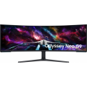 Samsung Odyssey Neo G9 S57CG954NU - G95NC Series - QLED monitor - gaming - curved - 57" - 7680 x 2160 Dual UHD @ 240 Hz - VA - 1000 cd / m² - 2500:1 - DisplayHDR 1000 - 1 ms - 3xHDMI, DisplayPort - black, white