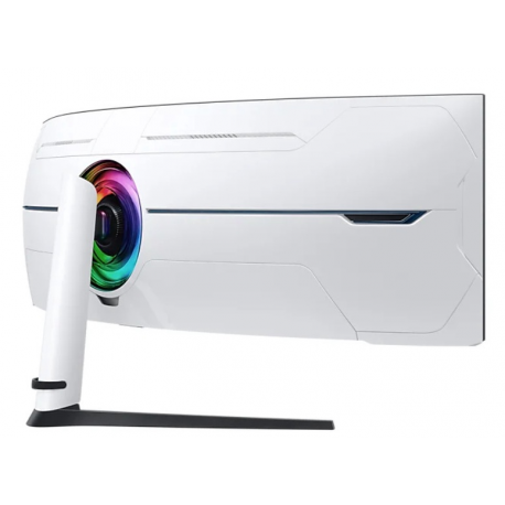 Samsung Odyssey Neo G9 S57CG954NU - G95NC Series - QLED monitor - gaming - curved - 57" - 7680 x 2160 Dual UHD @ 240 Hz - VA - 1000 cd / m² - 2500:1 - DisplayHDR 1000 - 1 ms - 3xHDMI, DisplayPort - black, white - 8