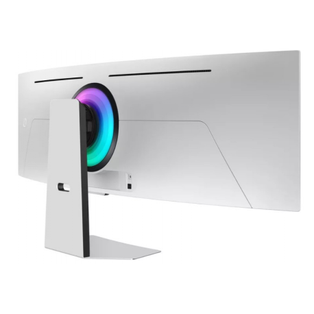 Samsung Odyssey OLED G9 S49CG954SU - G95SC Series - OLED monitor - Smart - gaming - curved - 49" - 5120 x 1440 UWQHD @ 240 Hz - 250 cd / m² - 1000000:1 - DisplayHDR 400 True Black - 0.03 ms - 2xUSB-C, Mini DisplayPort, Micro HDMI, HDMI - speakers - silver - 4