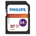 Philips FM64SD55B - Flash memory card - 64 GB - Class 10 - SDXC