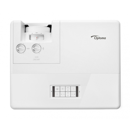 Optoma CinemaX - DLP projector - laser - 3D - 7000 lumens - WUXGA (1920 x 1200) - 16:10 - 1080p - LAN - white - 10