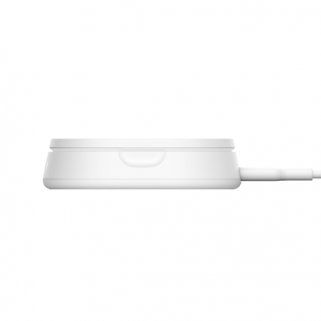 Belkin BoostCharge Pro - Wireless charging stand - magnetic + AC power adapter - 15 Watt - white - 5