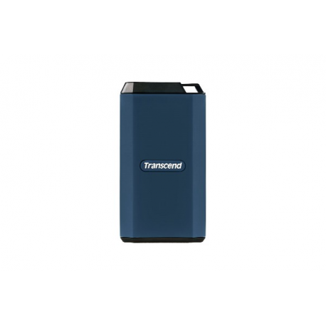 Transcend ESD410C - SSD - encrypted - 2 TB - external (portable) - USB (USB-C connector) - 256-bit AES - dark blue - 1