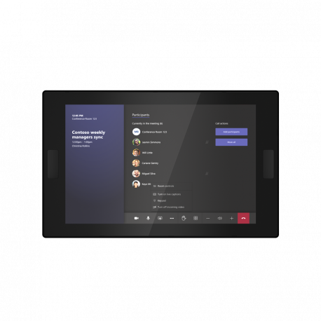Lenovo ThinkSmart Core - Controller Kit - video conferencing kit (touchscreen console, compute system) - with 3 Years Lenovo Premier Support + First Year Maintenance - Certified for Microsoft Teams Rooms - black - 2