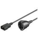 MicroConnect PowerCord - Power cable - IEC 60320 C14 to CEE 7/7 (F) - AC 250 V - 1.5 m - black