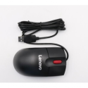 Lenovo - Mouse - right and left-handed - laser - 3 buttons - wired - USB - metallic black - ASM - for ThinkCentre M75q Gen 2; ThinkPad P14s Gen 2; T14 Gen 2; ThinkStation P330 Gen 2; P340