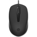 HP 150 - Mouse - right and left-handed - optical - wired - USB - black - for OMEN by HP Laptop 16; Victus by HP Laptop 16; Laptop 15, 17; Pavilion Plus Laptop 14