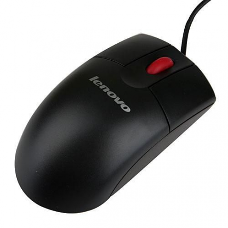 Lenovo - Mouse - laser - 3 buttons - wired - USB - FRU - 0