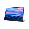 Lenovo L152 - LED monitor - 15.6" - portable - 1920 x 1080 Full HD (1080p) - IPS - 250 cd/m² - 1000:1 - 6 ms - 2xUSB-C - raven black