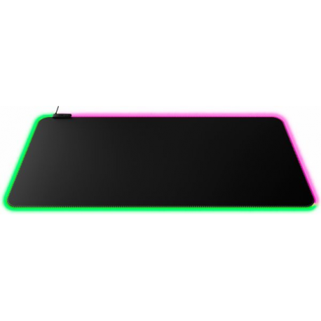 HyperX Pulsefire Mat Gaming - Illuminated mouse pad - with RGB lighting - extra large - black - for Victus by HP Laptop 16; Laptop 15, 15s, 17; Pavilion Plus Laptop 14 - 12