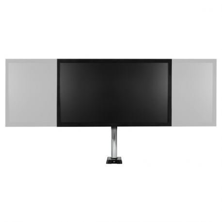 ARCTIC Z1 (Gen 3) - Mounting kit - adjustable arm - for LCD display - steel, aluminium alloy - matte black - screen size: up to 43" / 49' (ultra-wide) - desk-mountable - 10